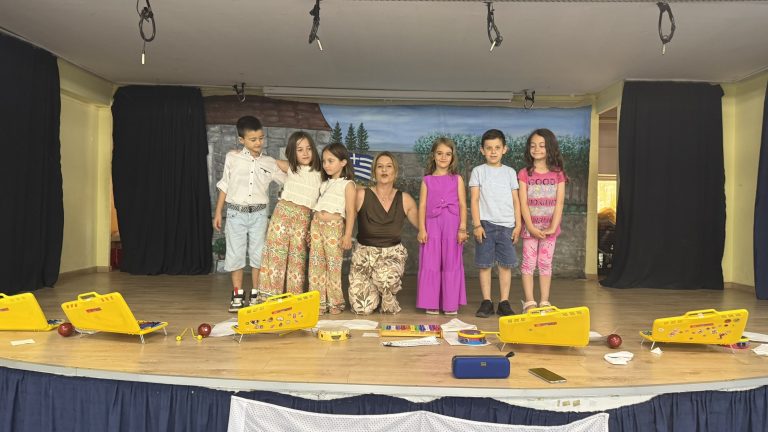 Καλοκαιρινή γιορτή παιδικών τμημάτων